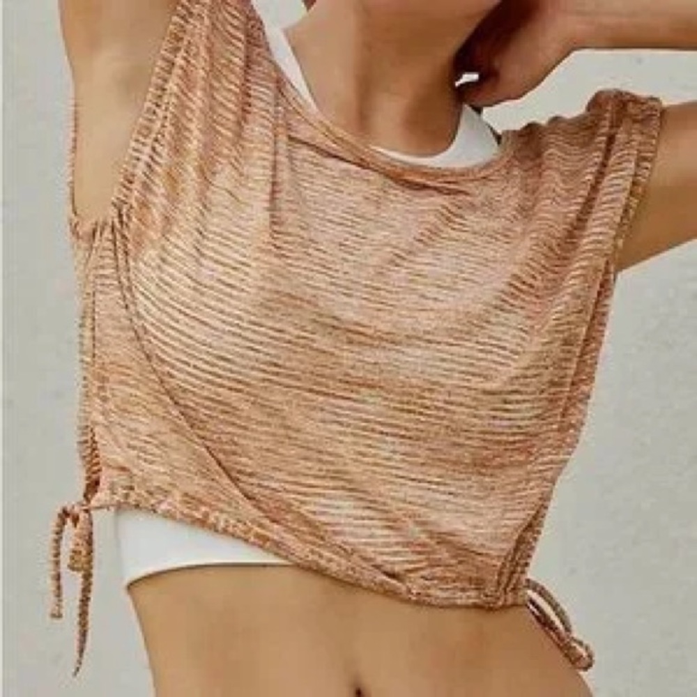 Women's Tan Sleeveless Top